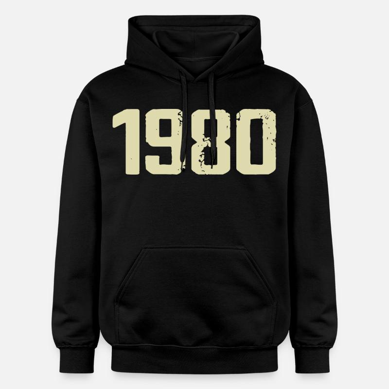 Jubilé 1980 - Sweat à capuche Softstyle® Gildan Unisexe - noir