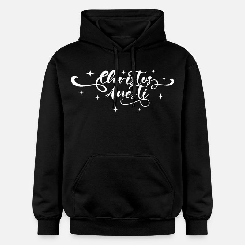 Christos Anesti Pascha orthodoxe - Sweat à capuche Softstyle® Gildan Unisexe - noir