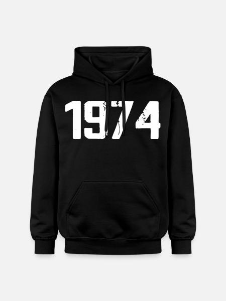 1974 - Awesome since 1974 - Gildan Unisex Softstyle® Midweight Hoodie - black