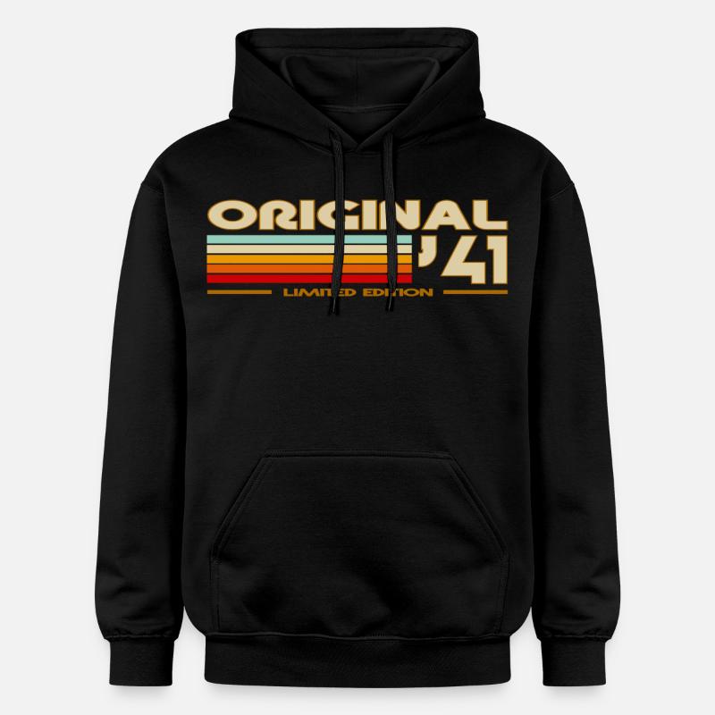 1941 - Sweat à capuche Softstyle® Gildan Unisexe - noir