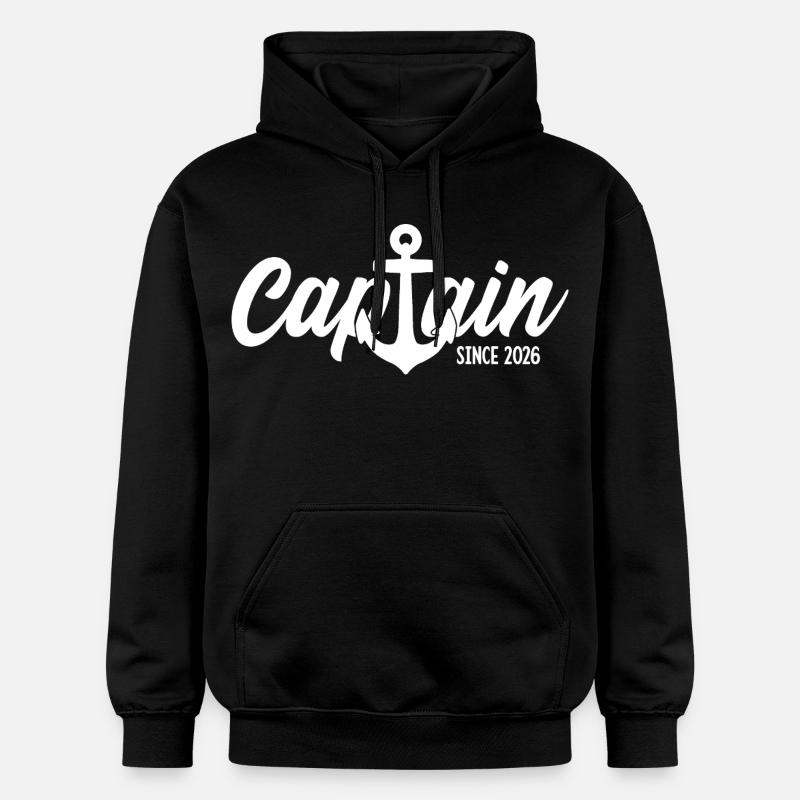 CAPITAINE 2026 CAPITAINE DEPUIS 2026 - Sweat à capuche Softstyle® Gildan Unisexe - noir
