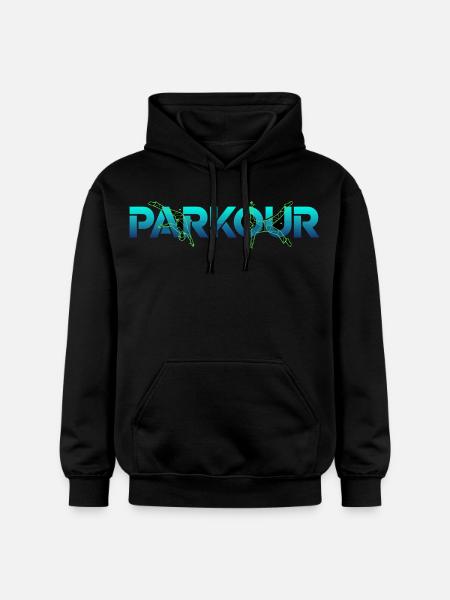 Parkour Freerunning Sport - Gildan Unisex Softstyle® Midweight Hoodie - black