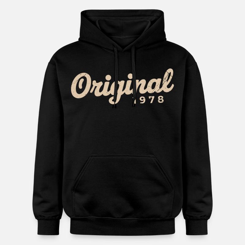 Cadeau d’anniversaire 1978 | Nées en 1978 - Sweat à capuche Softstyle® Gildan Unisexe - noir