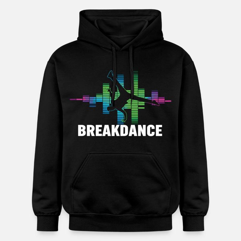 Breakdance Streetstyle Hip Hop DJ Dance - Sweat à capuche Softstyle® Gildan Unisexe - noir