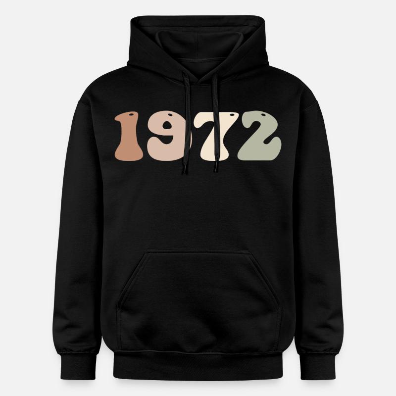 1972 - Sweat à capuche Softstyle® Gildan Unisexe - noir