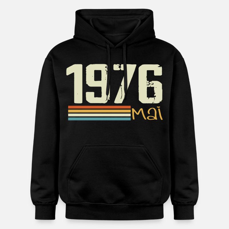 Mai 1976 - Sweat à capuche Softstyle® Gildan Unisexe - noir