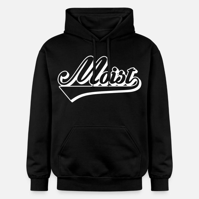 Mobiz Retro Script Logo - Sweat à capuche Softstyle® Gildan Unisexe - noir