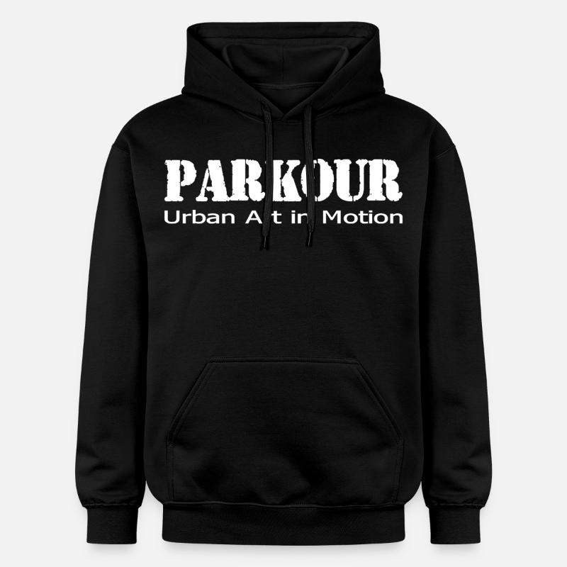 Parkour - Sweat à capuche Softstyle® Gildan Unisexe - noir