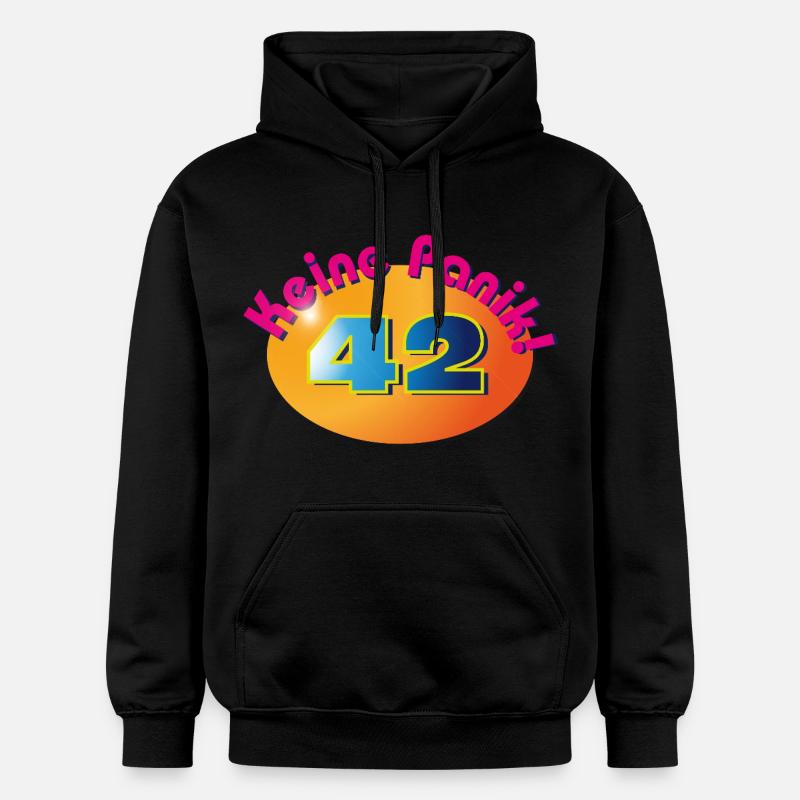 Ne paniquez pas ! 42 - Sweat à capuche Softstyle® Gildan Unisexe - noir