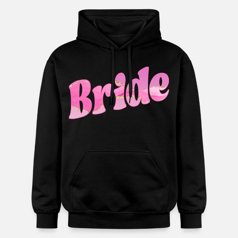 Mariage de mariée - Sweat à capuche Softstyle® Gildan Unisexe - noir