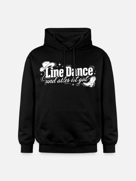Line Dance: Alles ist gut - Gildan Unisex Softstyle® Midweight Hoodie - Schwarz