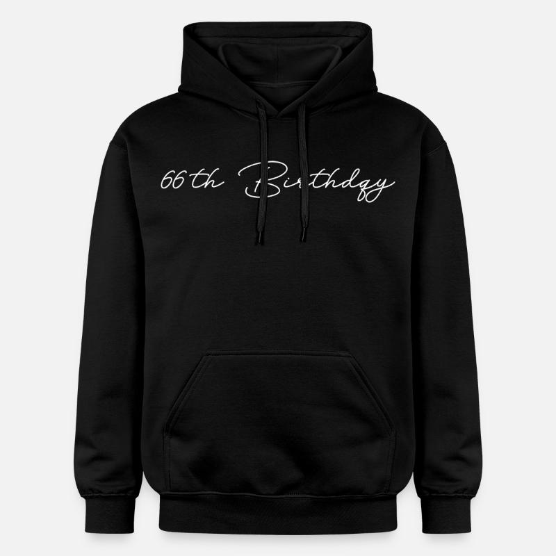 66e anniversaire - Sweat à capuche Softstyle® Gildan Unisexe - noir