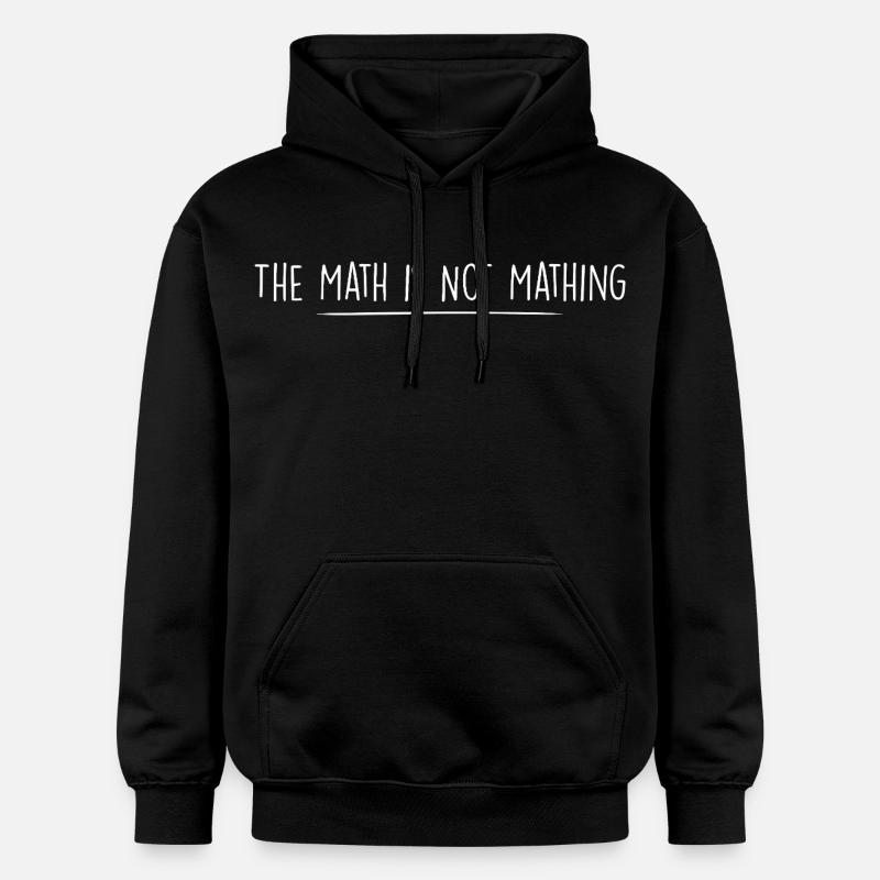 the math is not mathing - Sweat à capuche Softstyle® Gildan Unisexe - noir