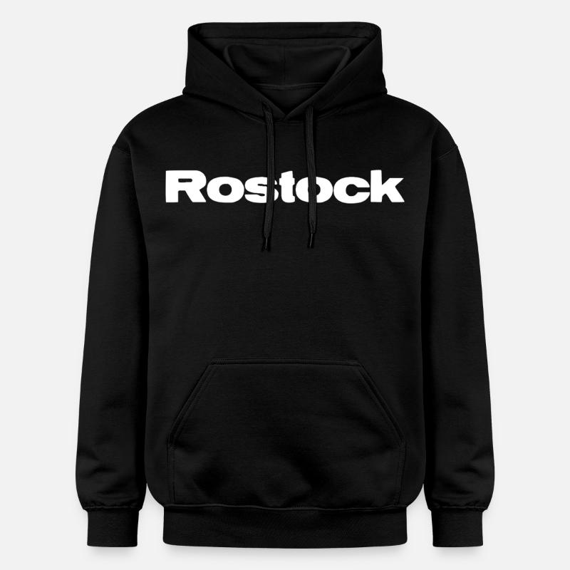 Battement de cœur de Rostock - Sweat à capuche Softstyle® Gildan Unisexe - noir