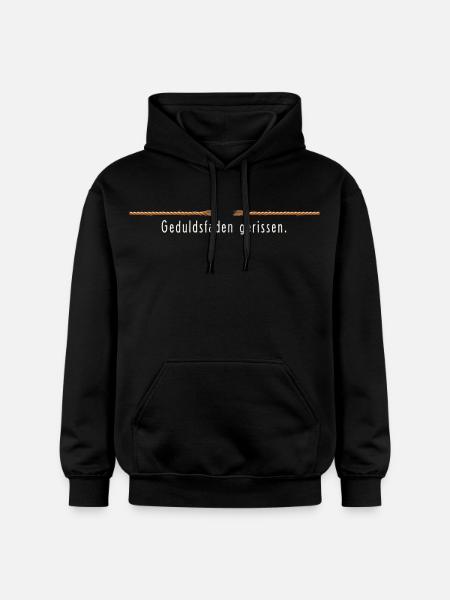 Patience broken - funny saying nerves - Gildan Unisex Softstyle® Midweight Hoodie - black