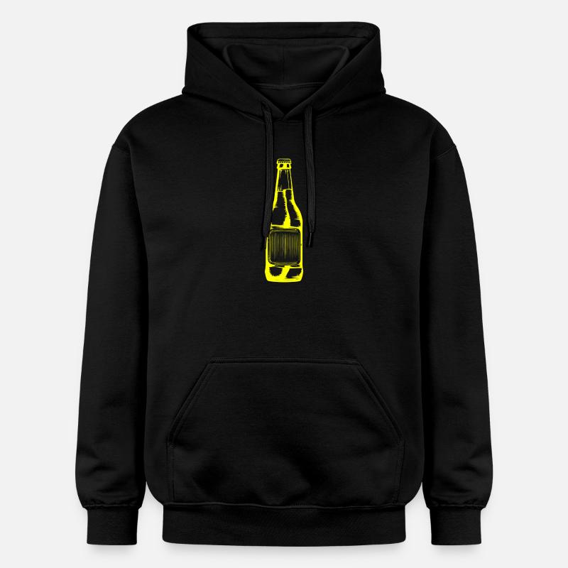 Bouteille de bière Bière - Sweat à capuche Softstyle® Gildan Unisexe - noir
