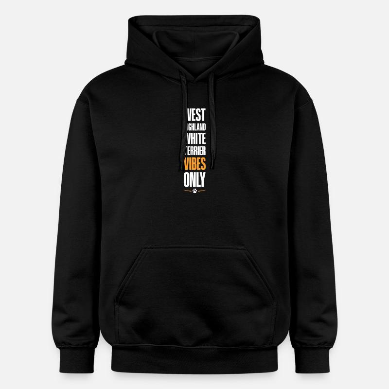 West Highland White Terrier - Sweat à capuche Softstyle® Gildan Unisexe - noir