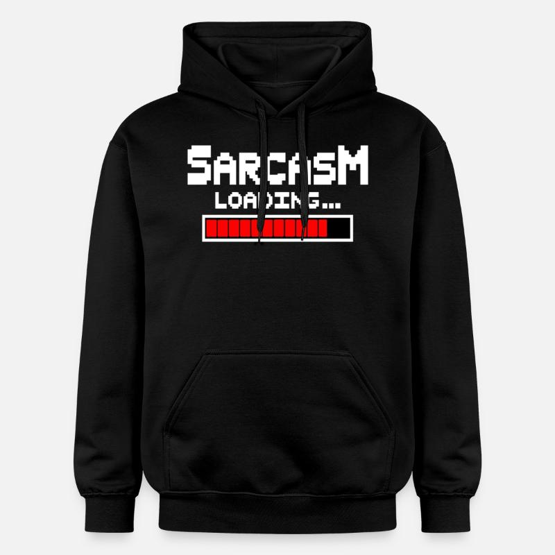 Sarcasme Loading Humour - Sweat à capuche Softstyle® Gildan Unisexe - noir