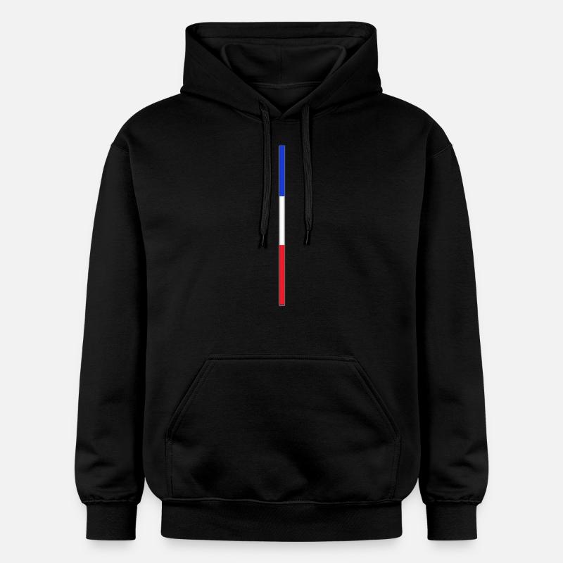 Bleu Blanc Rouge - Sweat à capuche Softstyle® Gildan Unisexe - noir