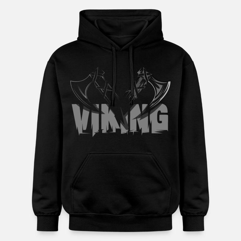 viking axt ax symbol vikings wikinger - Gildan Unisex Softstyle® Midweight Hoodie - Schwarz