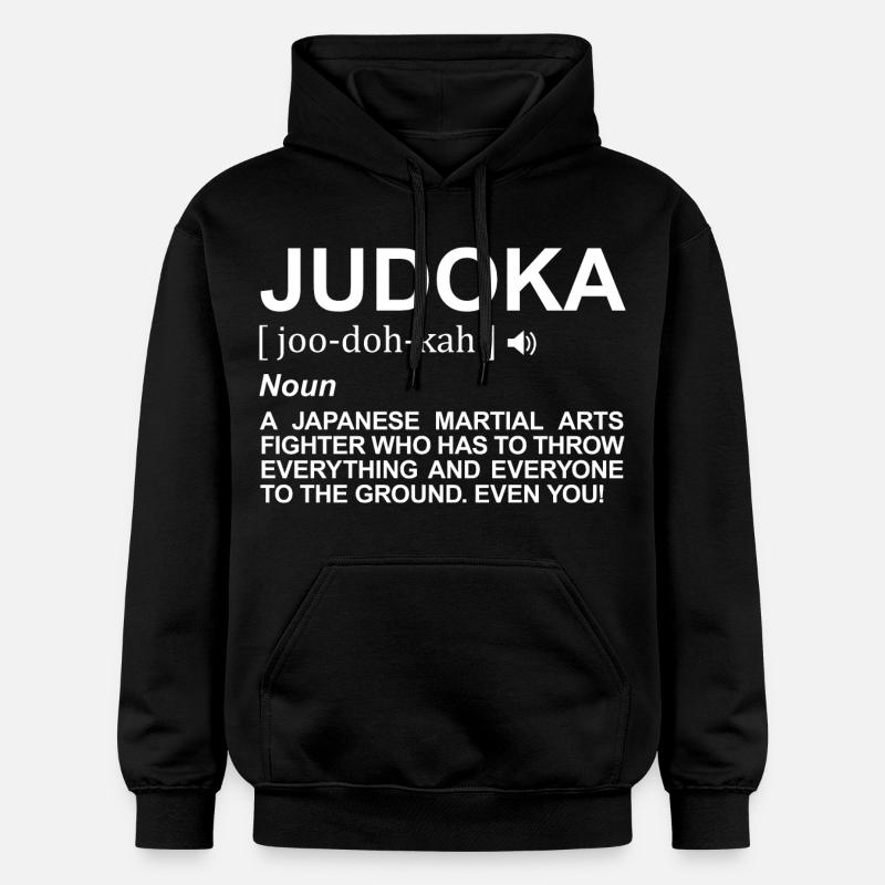 Signification du judoka - Sweat à capuche Softstyle® Gildan Unisexe - noir