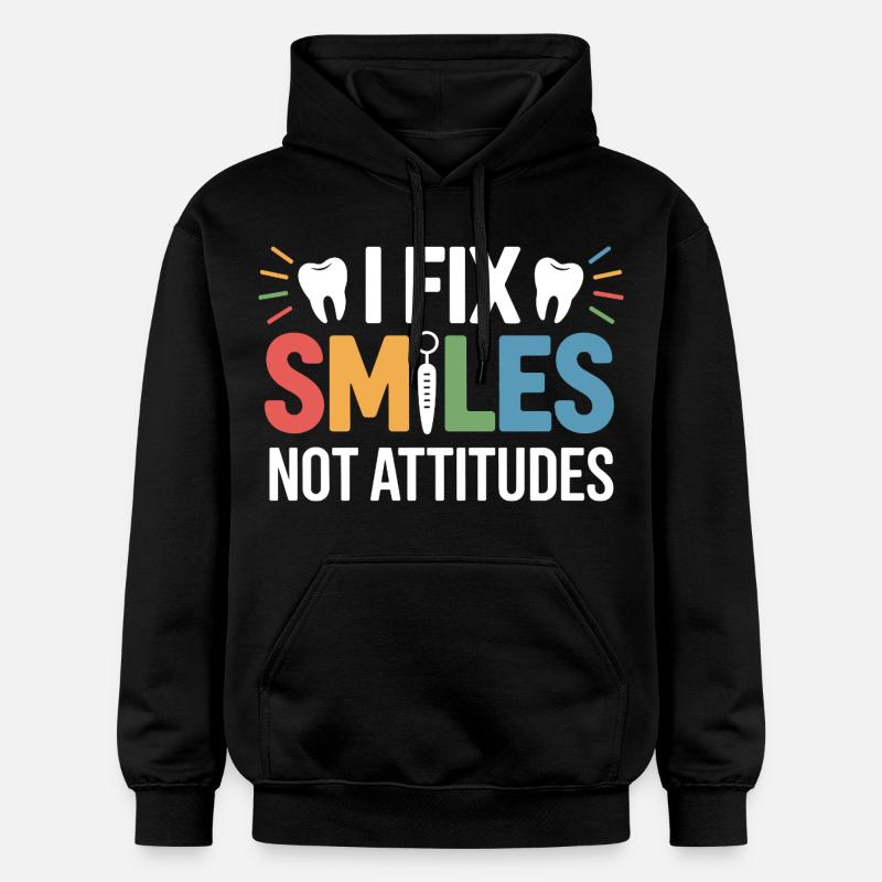 Conception artisanale du pont dentaire - Sweat à capuche Softstyle® Gildan Unisexe - noir