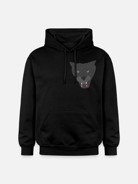 Schwarzer Panther - Gildan Unisex Softstyle® Midweight Hoodie - Schwarz