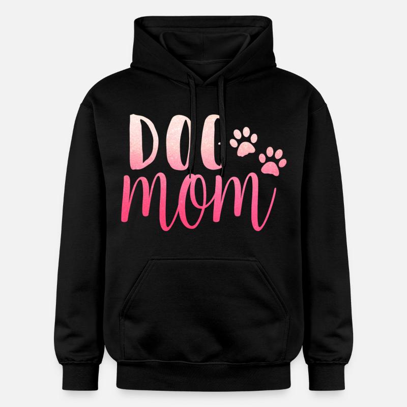 Maman de chien - Sweat à capuche Softstyle® Gildan Unisexe - noir