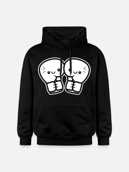 Funny Boxing Gloves - Gildan Unisex Softstyle® Midweight Hoodie - black