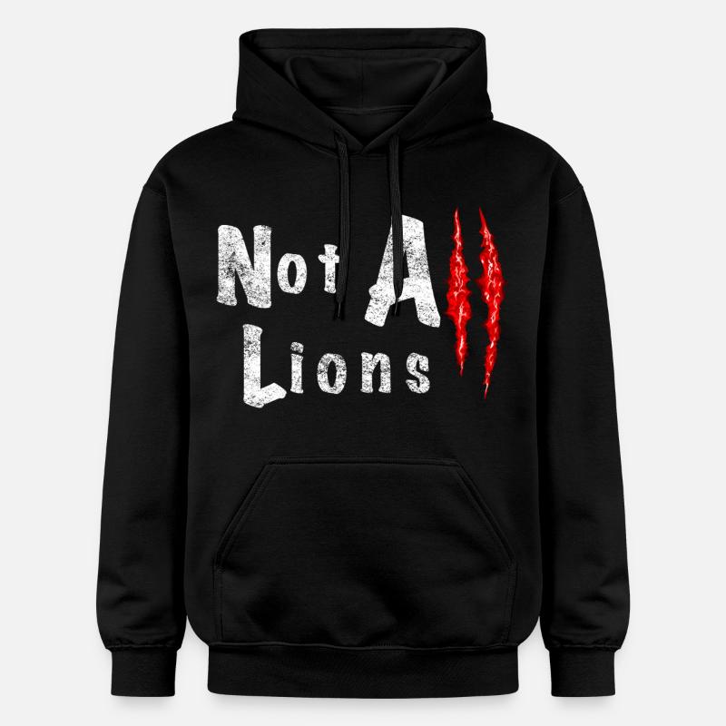 Not All Lions 2... - Sweat à capuche Softstyle® Gildan Unisexe - noir