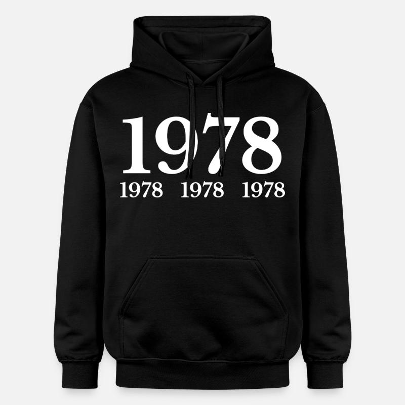 1978 - Sweat à capuche Softstyle® Gildan Unisexe - noir