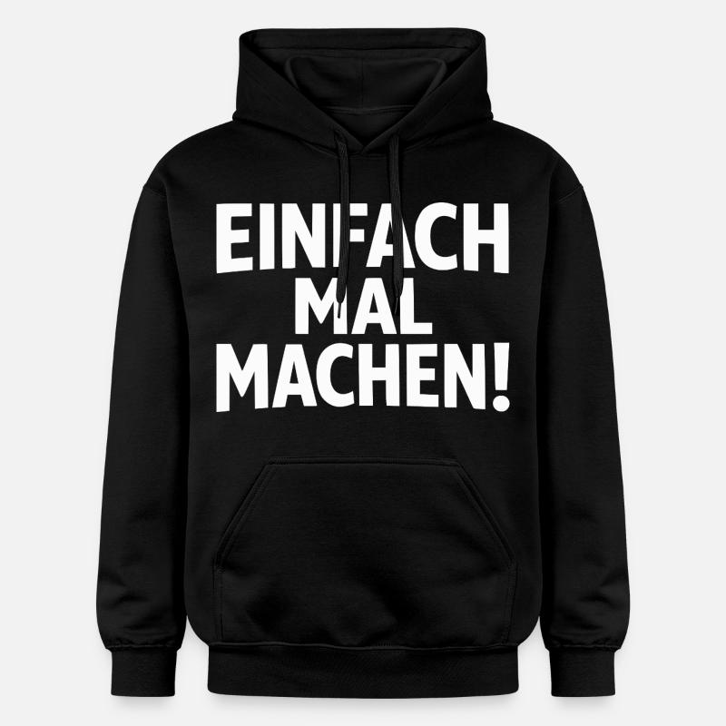 Fais-le simplement - Sweat à capuche Softstyle® Gildan Unisexe - noir