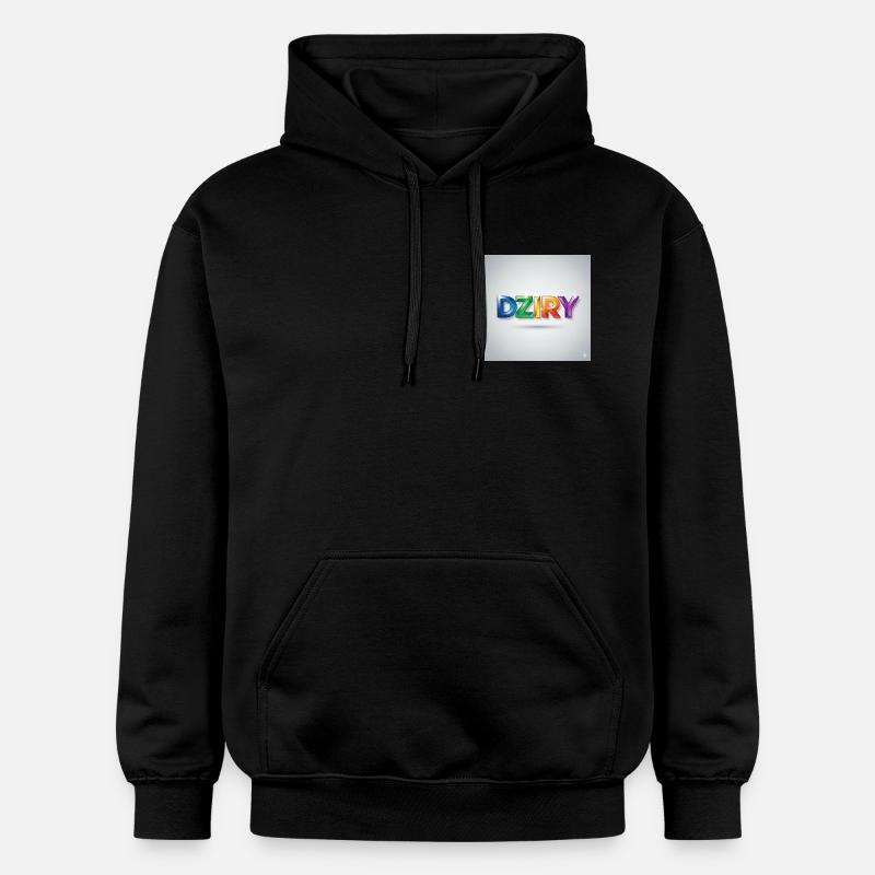 DZIRY Arc-en-Ciel Gradient - Sweat à capuche Softstyle® Gildan Unisexe - noir