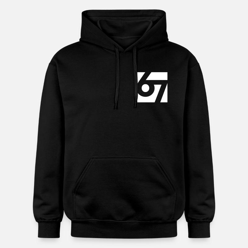 Style bloc 67 « Six Seven » - Sweat à capuche Softstyle® Gildan Unisexe - noir