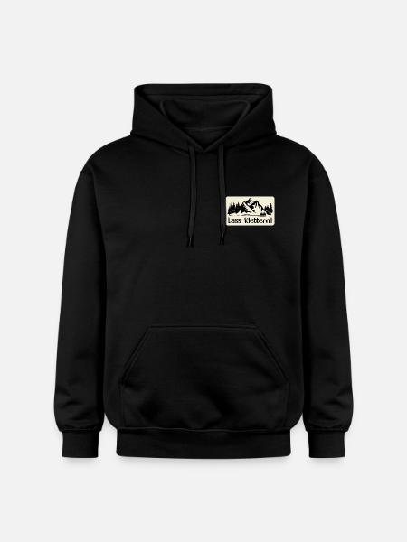 HOBBY KLETTERN BERGE - Gildan Unisex Softstyle® Midweight Hoodie - Schwarz