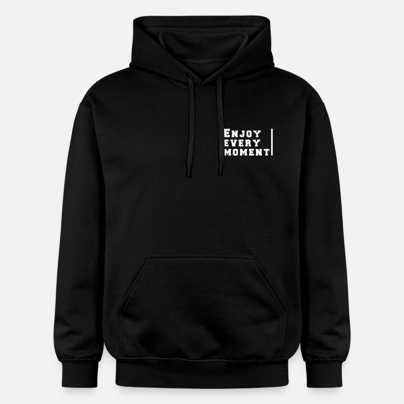 enjoy every moment - Sweat à capuche Softstyle® Gildan Unisexe - noir