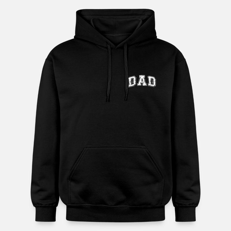 Papa papa Père - Sweat à capuche Softstyle® Gildan Unisexe - noir