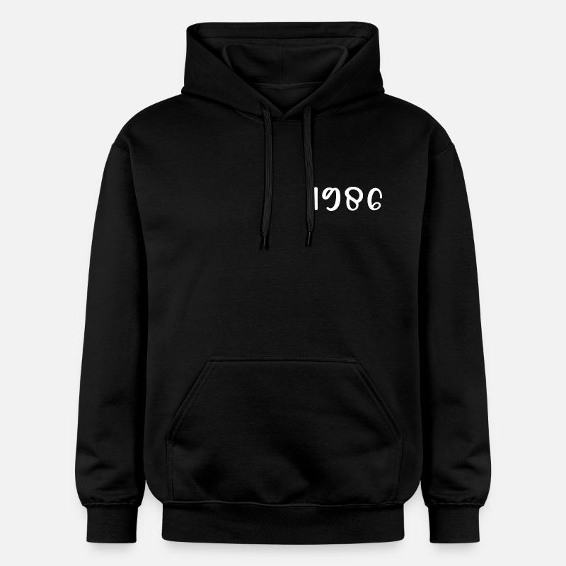 1986 Édition limitée 40e anniversaire 1986 - Sweat à capuche Softstyle® Gildan Unisexe - noir