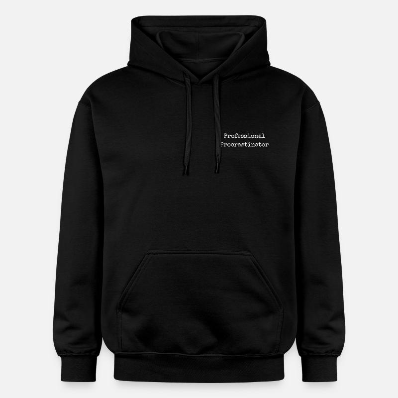 Procrastination de citations drôles - Sweat à capuche Softstyle® Gildan Unisexe - noir