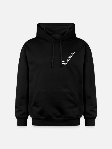 Lebe Hockey Style - Gildan Unisex Softstyle® Midweight Hoodie - Schwarz