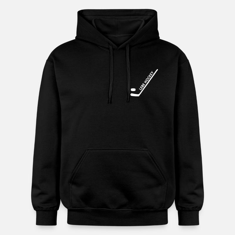 Style de hockey en direct - Sweat à capuche Softstyle® Gildan Unisexe - noir