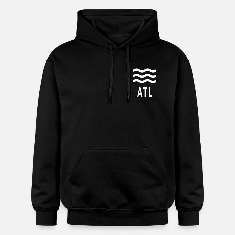 ATL Waves Graphic Tee - Sweat à capuche Softstyle® Gildan Unisexe - noir