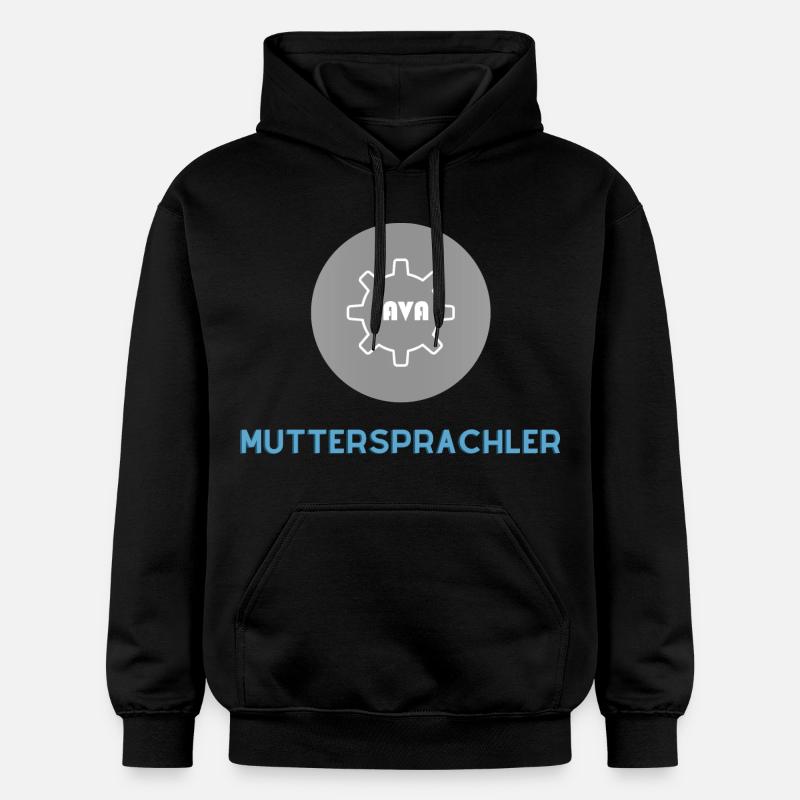 Locuteur natif : JavaScript Edition - Sweat à capuche Softstyle® Gildan Unisexe - noir