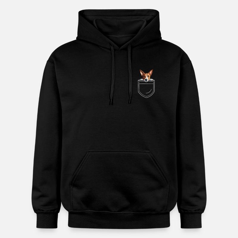 Chien Basenji - Sweat à capuche Softstyle® Gildan Unisexe - noir