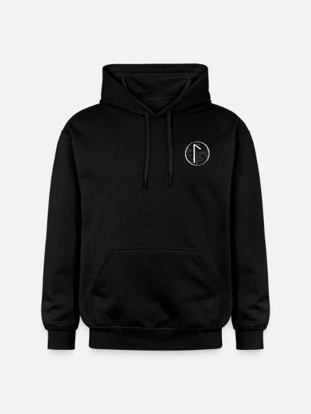 Runes - Laguz: Water - Gildan Unisex Softstyle® Midweight Hoodie - black