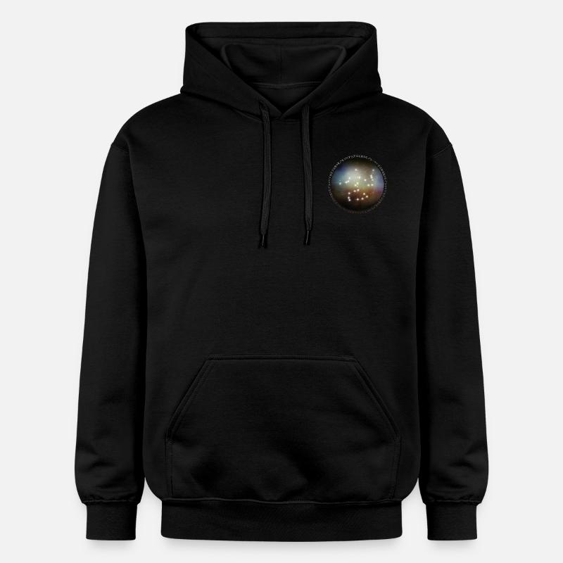 Zodiaque - Sagittaire - Univers - Sweat à capuche Softstyle® Gildan Unisexe - noir