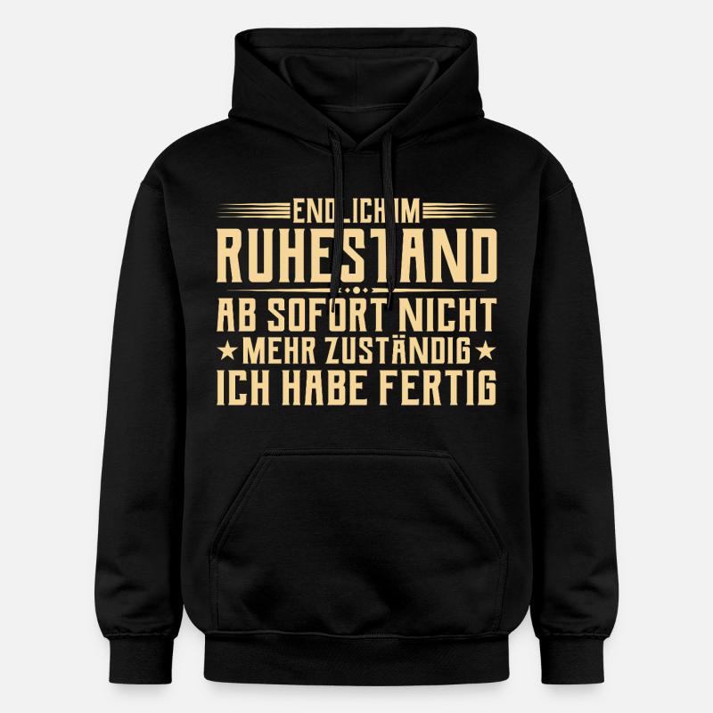 Retraite Plus responsable - Retraité - Sweat à capuche Softstyle® Gildan Unisexe - noir