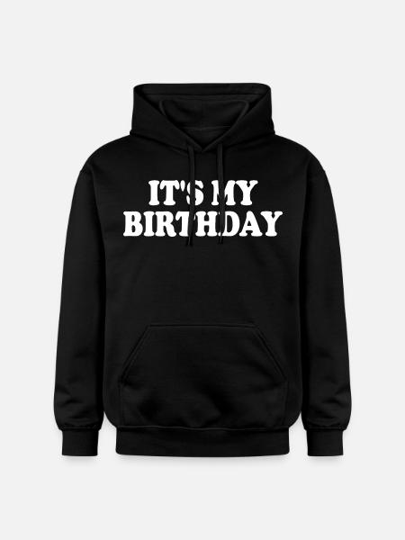 Its my birthday - Gildan Unisex Softstyle® Midweight Hoodie - black