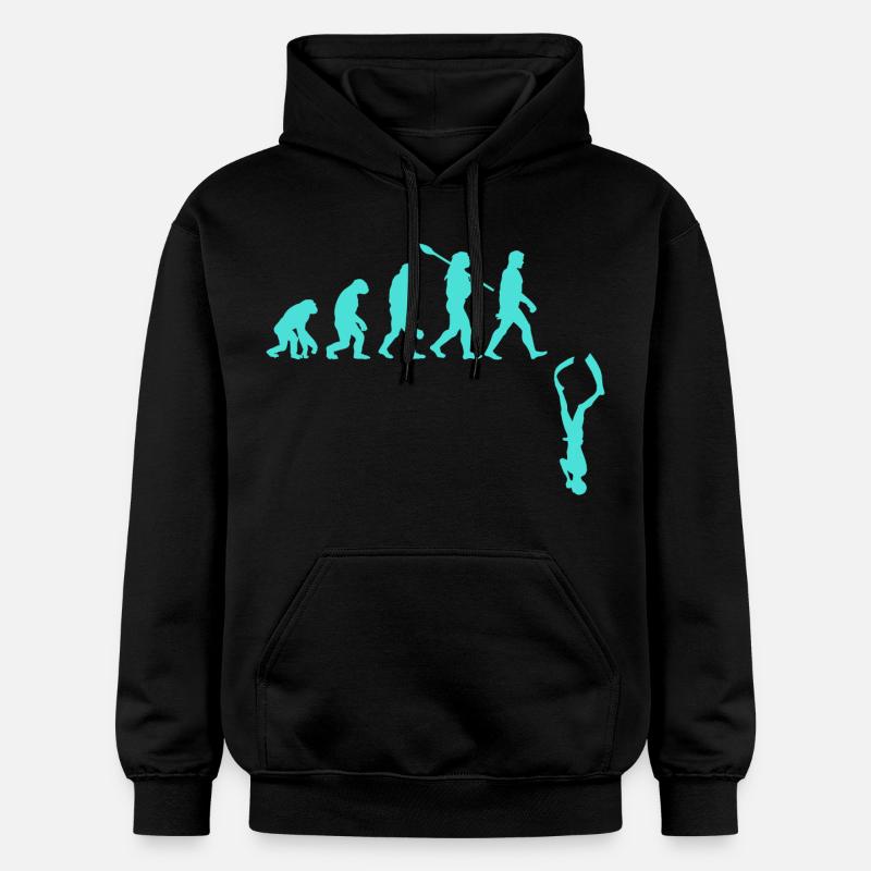 Évolution de l’apnée - Sweat à capuche Softstyle® Gildan Unisexe - noir