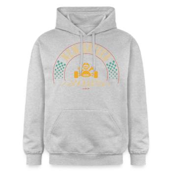 New Driver 2025 (Driving Licence / 4C) - Gildan Unisex Softstyle® Midweight Hoodie - light heather grey - Front - Liana (172cm) & Jaron (178cm)